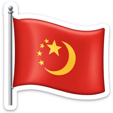 Crea un emoji de una bandera  sticker