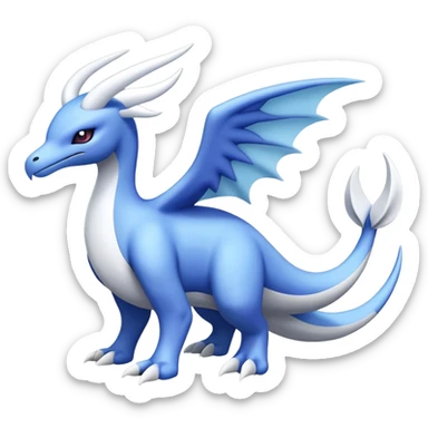 Lugia-Suicune-fakemon-creature-hybrid sticker