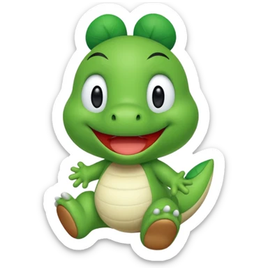 yoshi vers cute sticker