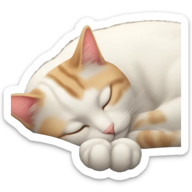 cat sleep sticker