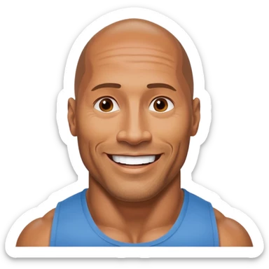 Dwayne Johnson sticker