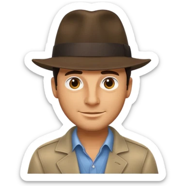 a know-it-all man from naples sticker