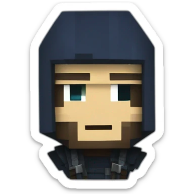 french-minecraft-ninja sticker