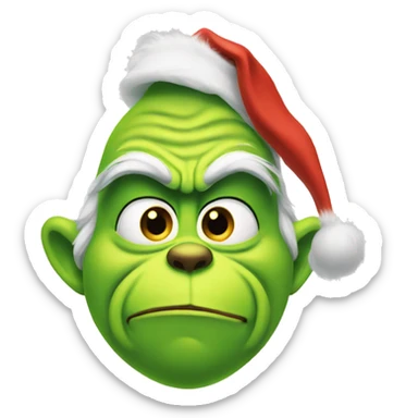 Grinch sticker