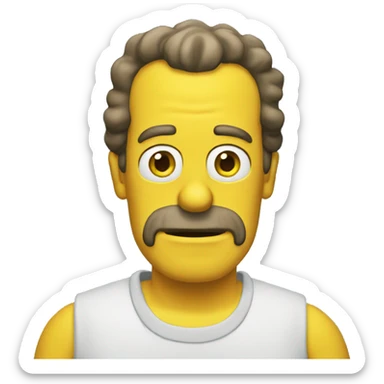 Homer simsons sticker