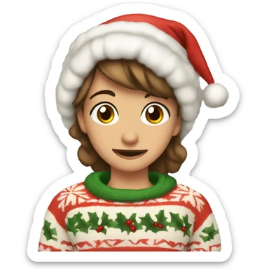 christmas cozy sticker