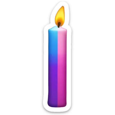 Bi candle emoji sticker