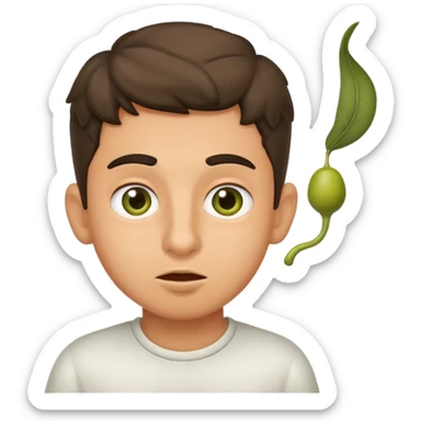 Italian boy farting sticker