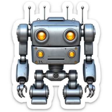 ROZZUM unit 7134 from The Wild Robot movie sticker