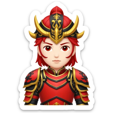 Turn sadge pepe emoji into sadge lu bu emoji sticker