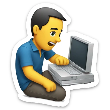 fixing broken pc's sticker