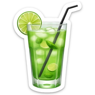 green coctail sticker