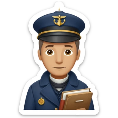 lighthouse Keeper with Logbook sticker