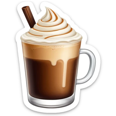 Iced Irish cream coffee  sticker