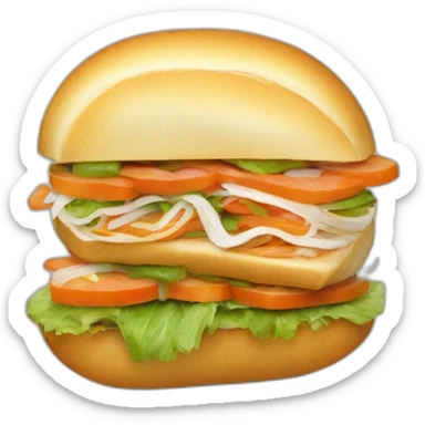 banh mi sandwitch sticker