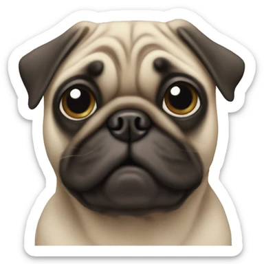 Pug sticker