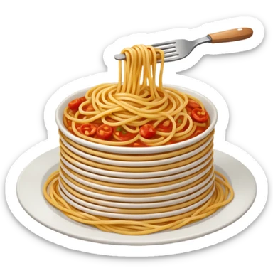 Spaghetti sticker