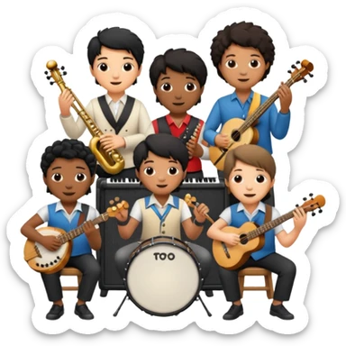 Toto band sticker