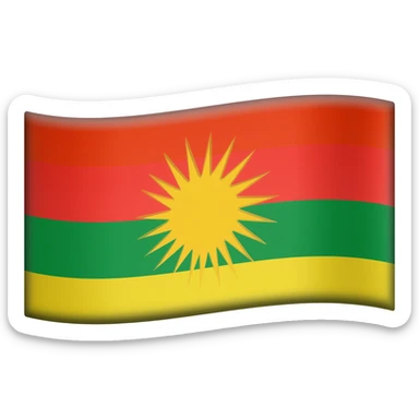 Kurdistan emoji flag sticker