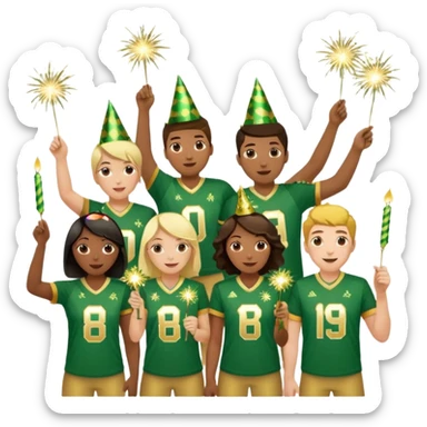 Apostas de futebol a dizer green faisca tips sticker