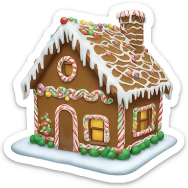 gingerbread house sticker