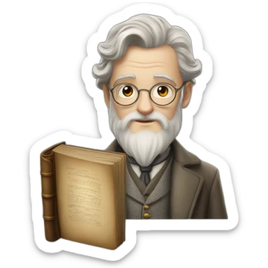 Young professor Dumbledore in Fantastic Beasts Movie sticker