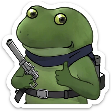 bufo the teenage mutant ninja turtle sticker