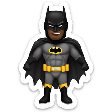 LeBron James as Batman sticker