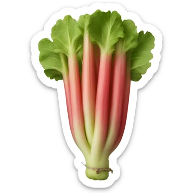 Rhubarb sticker