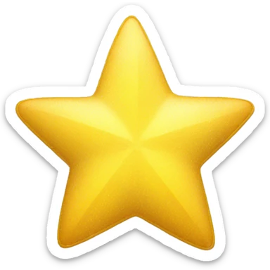 Yellow Star  sticker