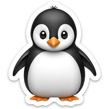 cute penguin sticker