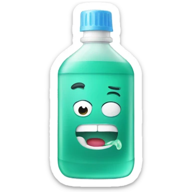 mouthwash sticker