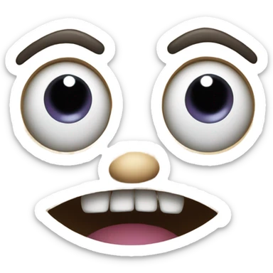 freaky emoji sticker
