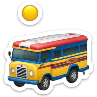 Jeepney philippines sticker
