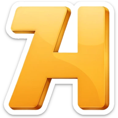 a small logo with the a cool font and blue background of the word 76s sticker