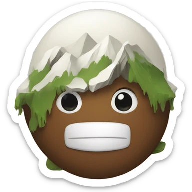 go in mountain sticker