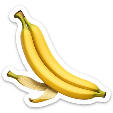 banana peel on floor sticker