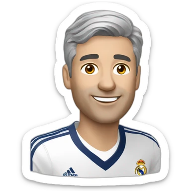 Aficionada francesa Del Real madrid sticker