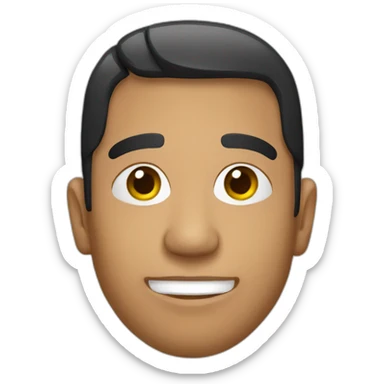 a peruvian face sticker