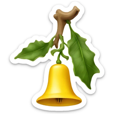 Yellow bell sticker