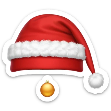 Christmas hat emoji sticker