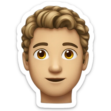 Young French man sticker