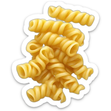 fusilli pasta sticker