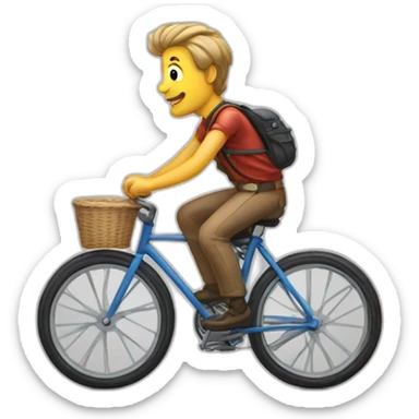 sam parr on a bicycle sticker