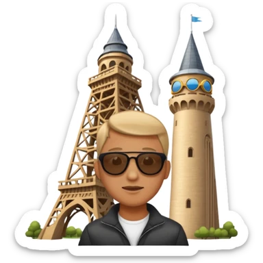 Fly som treffer nesten er tårn sticker