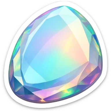 Opal stone edges sticker