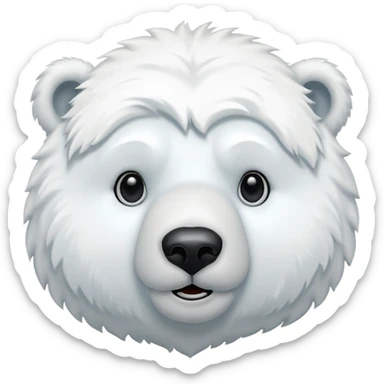 Met Polar Bear sticker