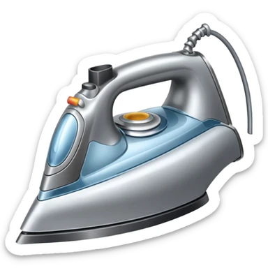 clothes iron sticker