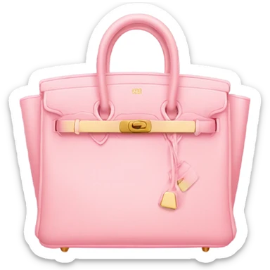 baby pink birkin bag  sticker