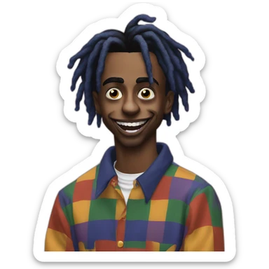 Playboi carti clown sticker